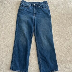 Old Navy high rise wow wide leg jeans